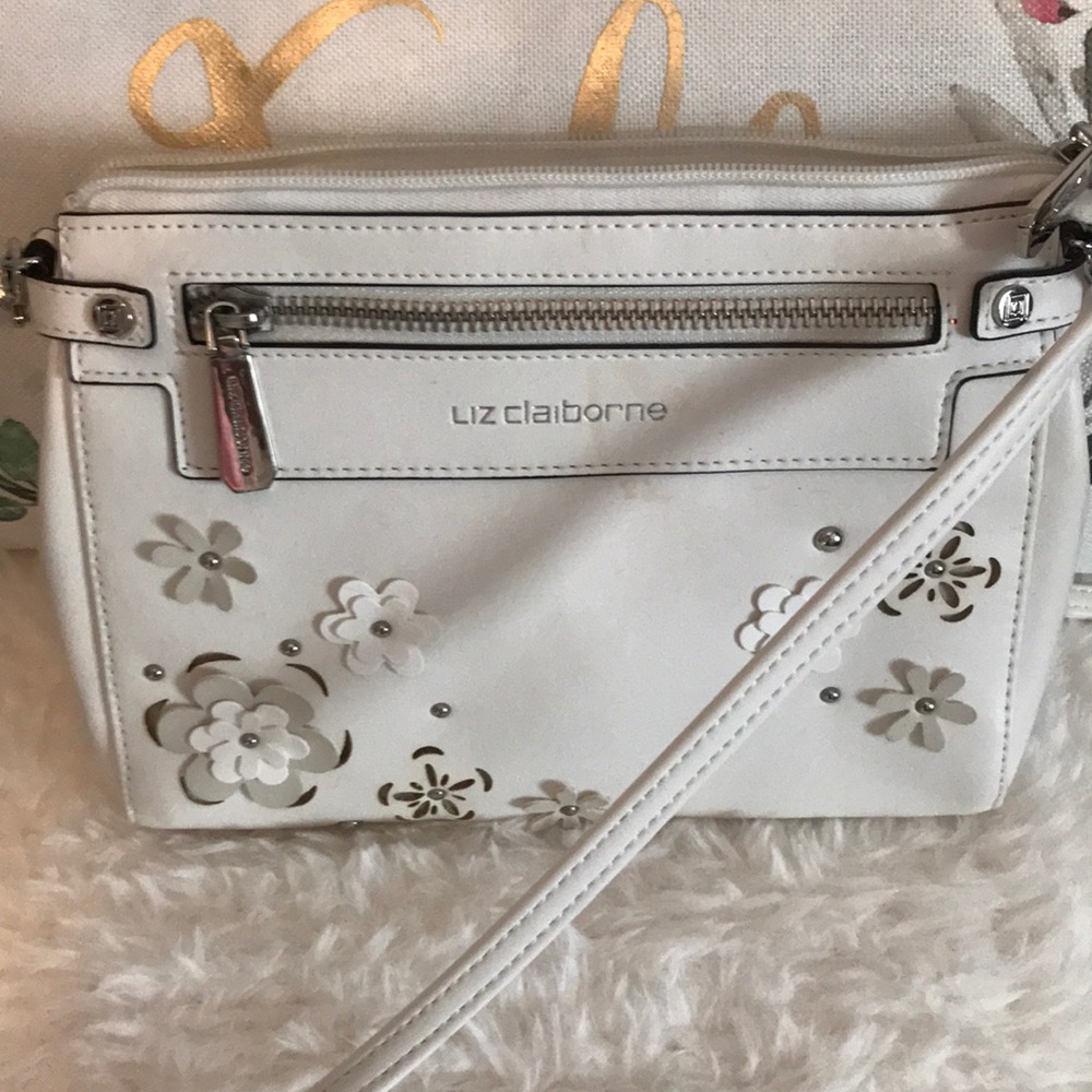 Liz  Claiborne off white small bag